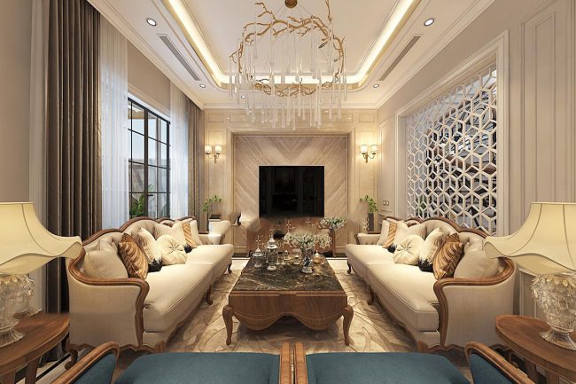 thiet ke noi that biet thu vinhome riverside