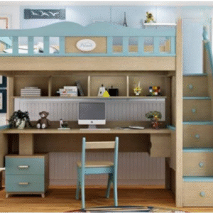 Giường tầng kết hợp bàn học GTM-09