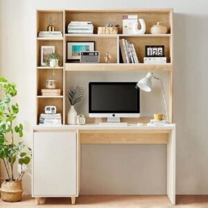 Bàn học sinh kết hợp giá sách BHS-04