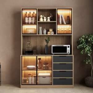 Tủ rượu kết hợp trang trí TR-07