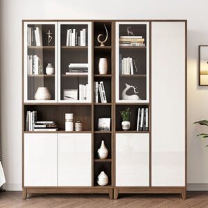 Tủ hồ sơ kết hợp cánh kính THS-07