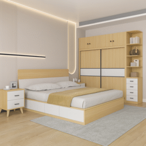 Giường ngủ gỗ công nghiệp GN-12