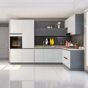 Tủ bếp chữ L hiện đại TB-01